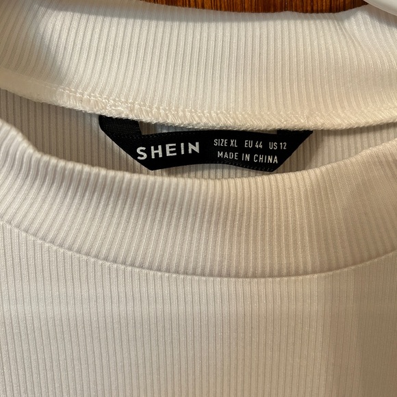 SHEIN Sheer bell sleeve top - Picture 2 of 5